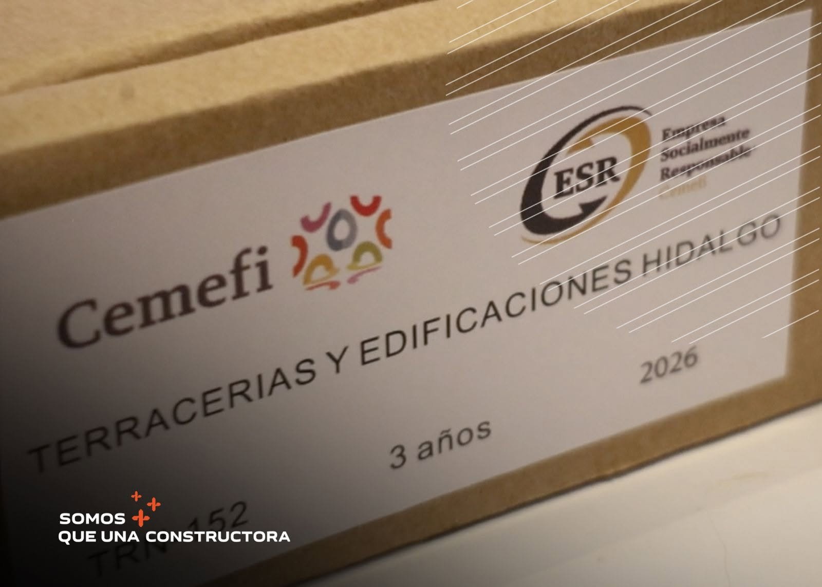 Imagen de Distintivo Empresa Socialmente Responsable (ESR) a Grupo Hidalgo